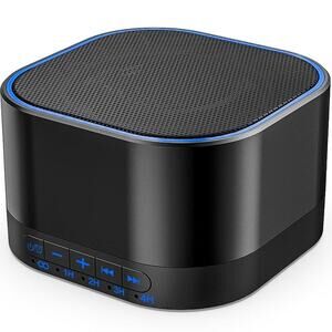 White Noise Machine with 20 Non Looping Natural Soothing Sounds Memory Function